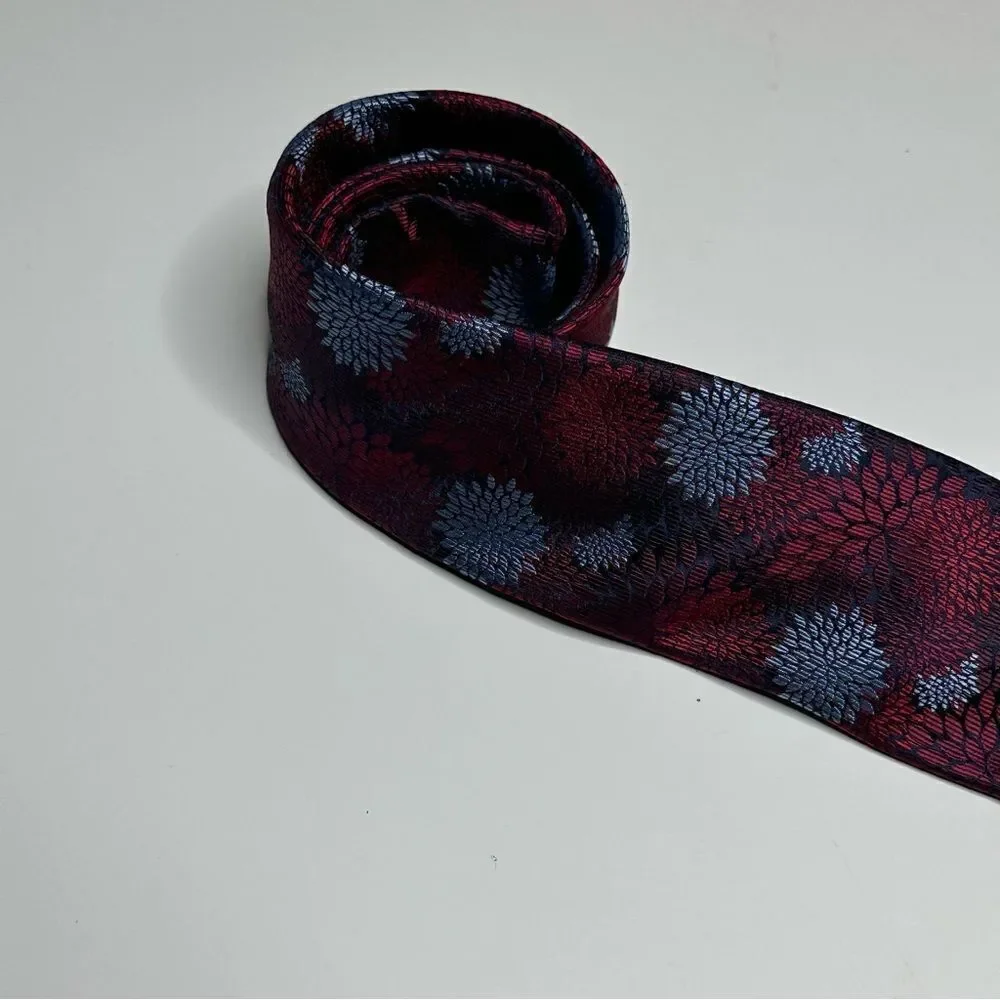 Robert Graham‎ Maroon with Purple Floral Luxury Tie